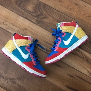 rainbow nike dunks